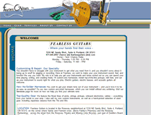 Tablet Screenshot of custom-electric-bass-guitars.com